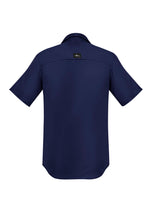 Load image into Gallery viewer, Syzmik Men's Outdoor Short Sleeve Shirt - Navy
