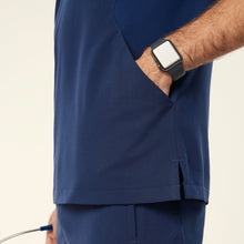 Load image into Gallery viewer, NNT Unisex Charles Scrub Top - Navy

