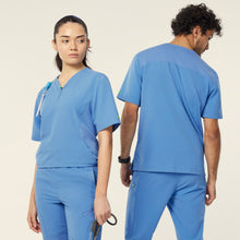 Load image into Gallery viewer, NNT Unisex Charles Scrub Top - Light Blue

