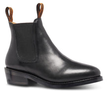Load image into Gallery viewer, Mustang Women's Pullup Leather Boot - Black
