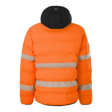 Load image into Gallery viewer, KingGee Men's Originals Hi Vis Biomotion Water Repellent Puffer - Orange
