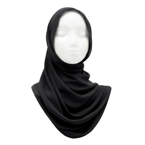 NNT Women's Hijab - Black - Headwear