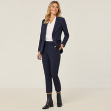 Load image into Gallery viewer, NNT Women&#39;s Crepe Streth Longline Jacket - Navy - Jackets
