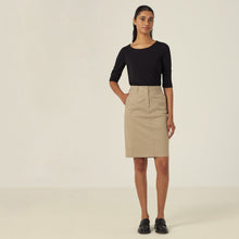 Load image into Gallery viewer, NNT Women&#39;s Chino Skirt - Desert - Skirts/Dresses
