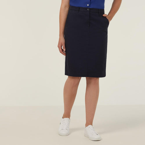 NNT Women's Chino Skirt - Navy - Skirts/Dresses