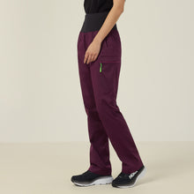 Load image into Gallery viewer, NNT Women&#39;s Next-Gen Antibacterial Active Curie Scrub Pant - Blackberry - Scrubs
