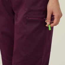 Load image into Gallery viewer, NNT Women&#39;s Next-Gen Antibacterial Active Curie Scrub Pant - Blackberry - Scrubs
