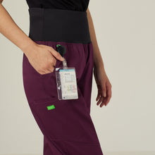 Load image into Gallery viewer, NNT Women&#39;s Next-Gen Antibacterial Active Curie Scrub Pant - Blackberry - Scrubs
