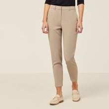 Load image into Gallery viewer, NNT Women's Crepe Stretchwaist 3/4 Pant - Beige - Pants
