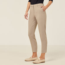Load image into Gallery viewer, NNT Women's Crepe Stretchwaist 3/4 Pant - Beige - Pants
