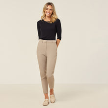 Load image into Gallery viewer, NNT Women's Crepe Stretchwaist 3/4 Pant - Beige - Pants
