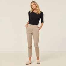 Load image into Gallery viewer, NNT Women's Crepe Stretchwaist 3/4 Pant - Beige - Pants
