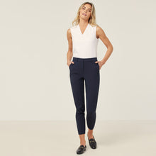 Load image into Gallery viewer, NNT Women's Crepe Stretchwaist 3/4 Pant - Navy - Pants
