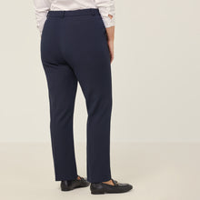 Load image into Gallery viewer, NNT Women's Crepe Straight Leg Pant - Navy - Pants
