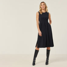 Load image into Gallery viewer, NNT Women&#39;s Crepe Stretch Sleeveless Dress - Black - Skirts/Dresses
