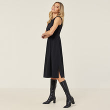 Load image into Gallery viewer, NNT Women&#39;s Crepe Stretch Sleeveless Dress - Black - Skirts/Dresses
