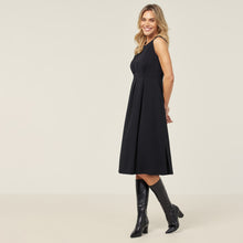 Load image into Gallery viewer, NNT Women&#39;s Crepe Stretch Sleeveless Dress - Black - Skirts/Dresses
