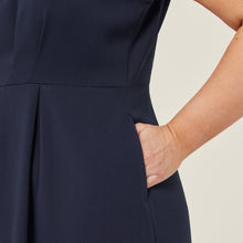 Load image into Gallery viewer, NNT Women&#39;s Crepe Stretch Sleeveless Dress - Navy - Skirts/Dresses
