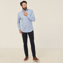 Load image into Gallery viewer, NNT Men&#39;s Chambray Long Sleeve Shirt - Light Blue - Shirts
