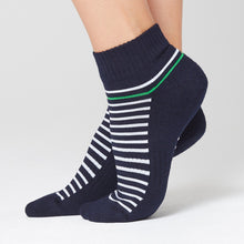 Load image into Gallery viewer, NNT Women&#39;s Bamboo Ankle Sock - Midnight/White - Socks
