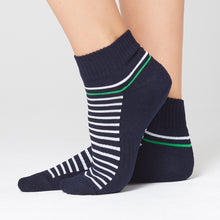 Load image into Gallery viewer, NNT Women&#39;s Bamboo Ankle Sock - Midnight/Cobalt - Socks
