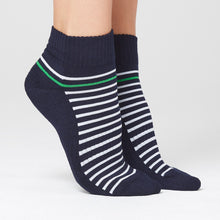 Load image into Gallery viewer, NNT Women&#39;s Bamboo Ankle Sock - Midnight/Cobalt - Socks
