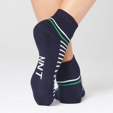 Load image into Gallery viewer, NNT Women&#39;s Bamboo Ankle Sock - Midnight/Cobalt - Socks
