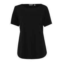 Load image into Gallery viewer, NNT Women's Matt Jersey Boat Neck Top - Black

