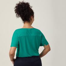 Load image into Gallery viewer, NNT Women's Matt Jersey Boat Neck Top - Emerald
