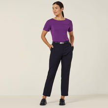 Load image into Gallery viewer, NNT Women's Matt Jersey Boat Neck Top - Purple

