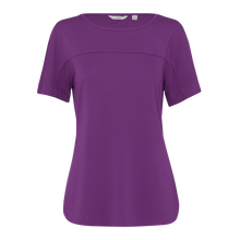 Load image into Gallery viewer, NNT Women's Matt Jersey Boat Neck Top - Purple
