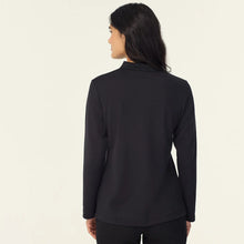 Load image into Gallery viewer, NNT Women's Anti-Bac Polyface L/S Polo - Black
