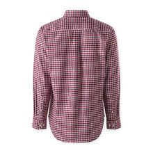 Load image into Gallery viewer, Mustang Men's Formal Check Shirt - Red Check
