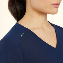 Load image into Gallery viewer, NNT Women's Helen Scrub Top - Navy
