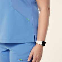 Load image into Gallery viewer, NNT Women's Helen Scrub Top - Light Blue
