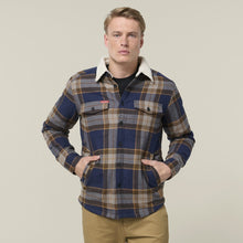 Load image into Gallery viewer, Hard Yakka Men's Heritage Trucker Sherpa Jacket - Woodlands
