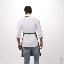 Load image into Gallery viewer, Chef Works Unisex Bib Apron - Hunter Green

