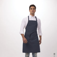 Load image into Gallery viewer, Chef Works Unisex Bib Apron - Navy
