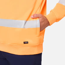 Load image into Gallery viewer, KingGee Men's Originals Hi Vis Vic Rail 1/4 Zip Taped Pullover - Orange
