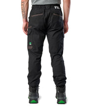 Load image into Gallery viewer, FXD Men's Wp-12 Cuffed Elastic Waisted Stretch Ripstop Pants - Black
