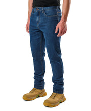 Load image into Gallery viewer, FXD Men's Wd-4 Coolmax Stretch Denim Straight Fit Jeans - Mid Blue
