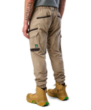 Load image into Gallery viewer, FXD Men's Wp-12C Cuffed Elastic Waisted Stretch Ripstop Pants - Khaki
