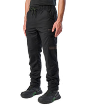 Load image into Gallery viewer, FXD Men's Wp-12 Elastic Waisted Stretch Ripstop Pants - Black

