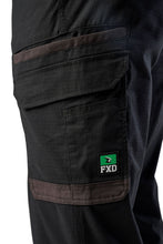 Load image into Gallery viewer, FXD Men's Wp-12 Elastic Waisted Stretch Ripstop Pants - Black
