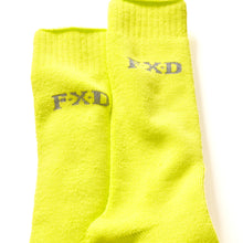Load image into Gallery viewer, FXD Men's Sk-5 Bamboo 2 Pack Work Socks - Yellow
