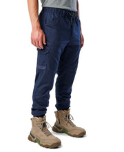 Load image into Gallery viewer, FXD Men's Wp-12 Cuffed Elastic Waisted Stretch Ripstop Pants - Navy
