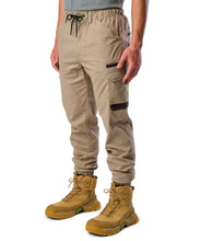 Load image into Gallery viewer, FXD Men's Wp-12 Elastic Waisted Stretch Ripstop Pants - Khaki
