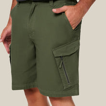 Load image into Gallery viewer, Hard Yakka Men's Edge Wide Leg Short Ripstop - Military Green
