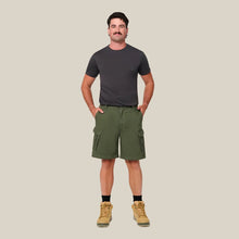 Load image into Gallery viewer, Hard Yakka Men's Edge Wide Leg Short Ripstop - Military Green
