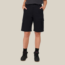 Load image into Gallery viewer, Hard Yakka Women's Edge Straight Short Ripstop - Black
